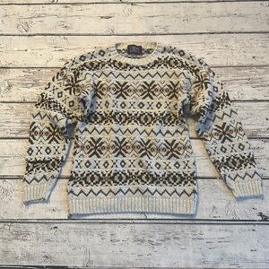 Liberty oversized, vintage chunky sweater.